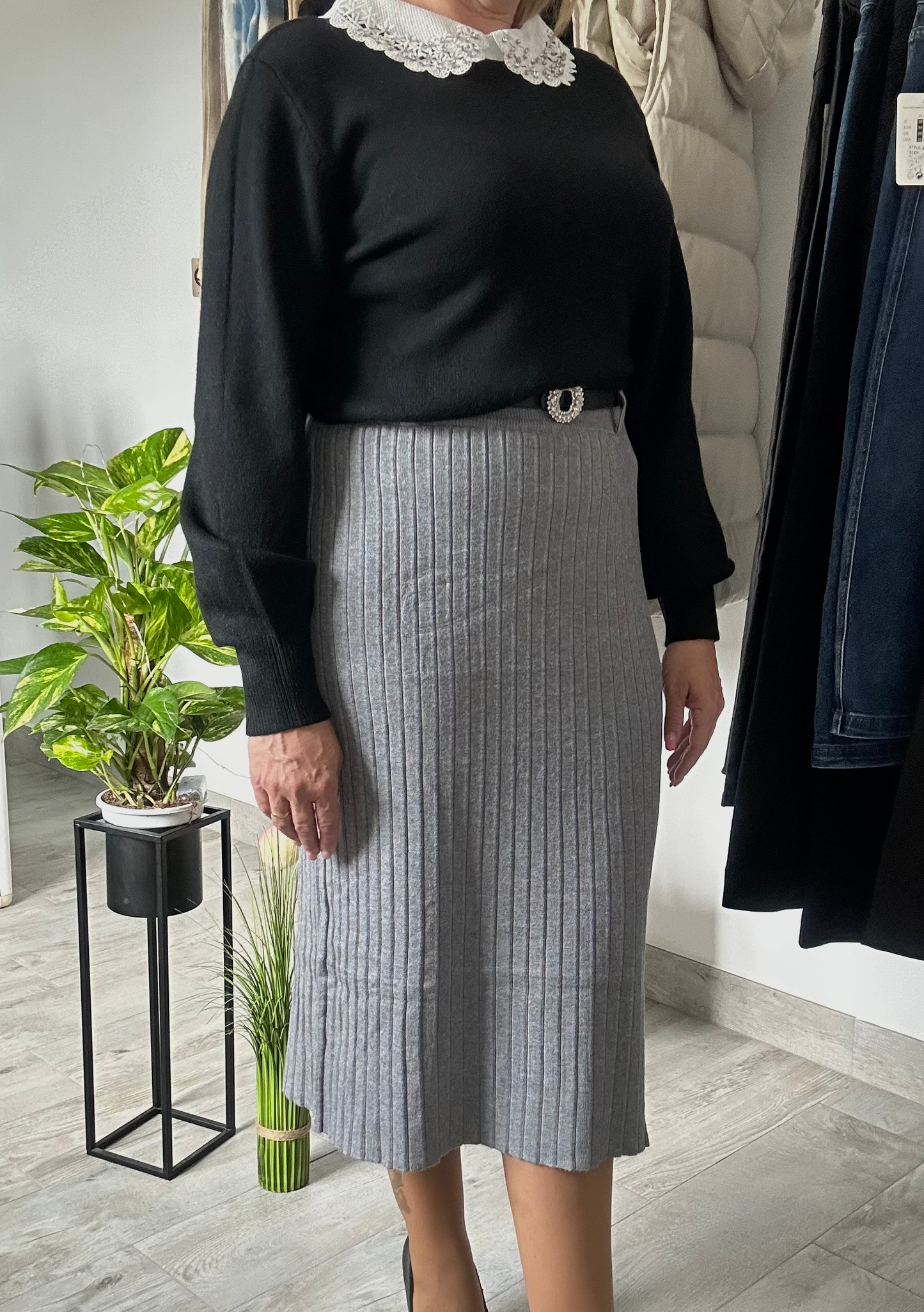 Falda Punto Cinturón image 5