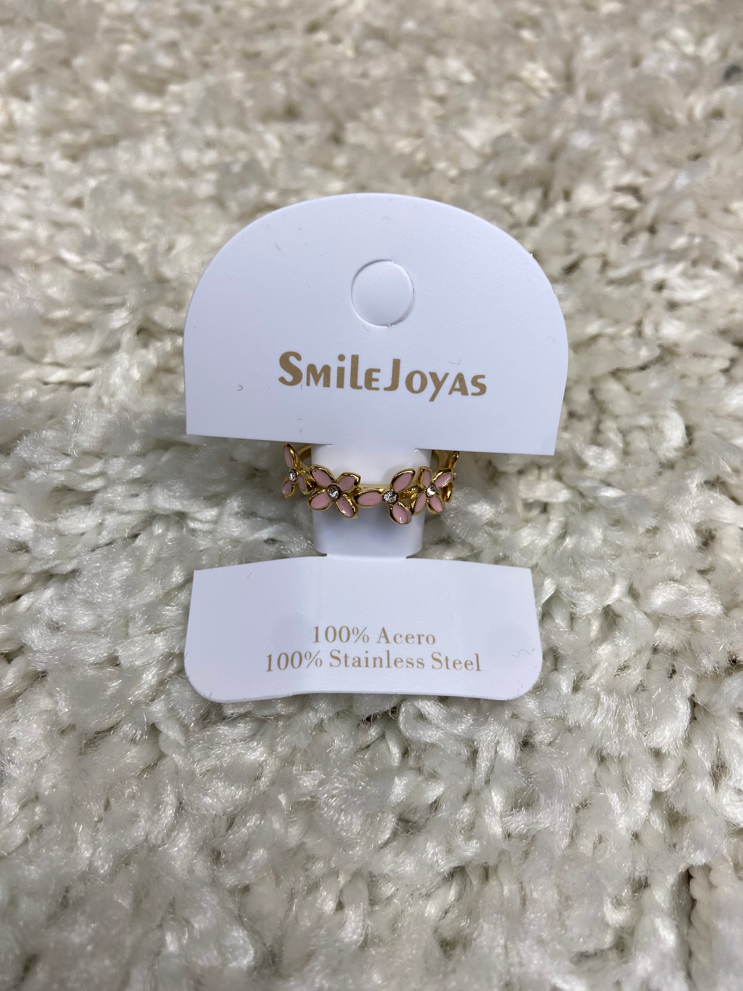 Anillo Flor Rosa image 0