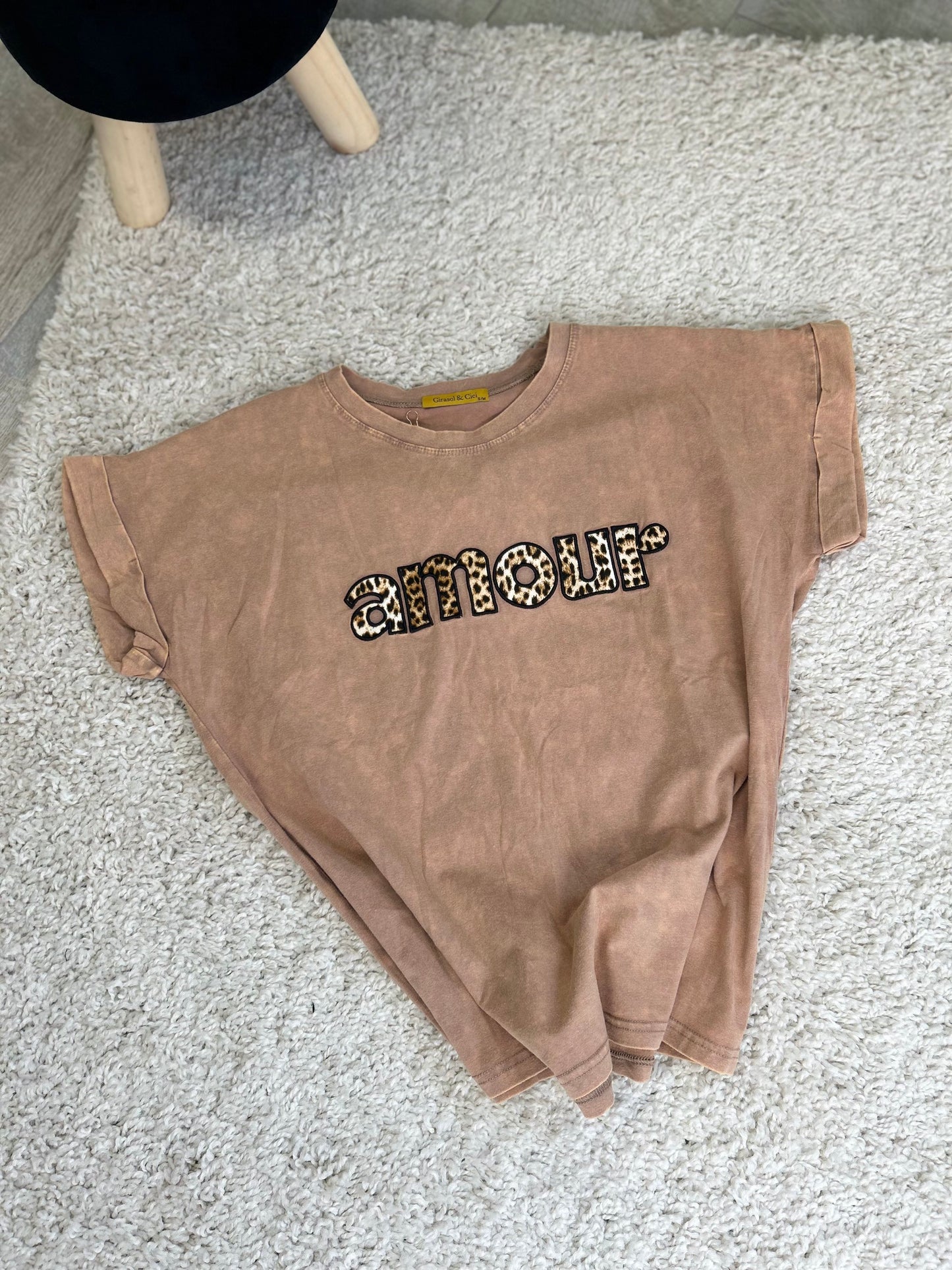 Camiseta amour manga corta  image 1